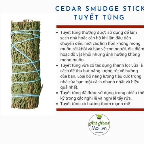 Cedar smudge stick Tuyết tùng