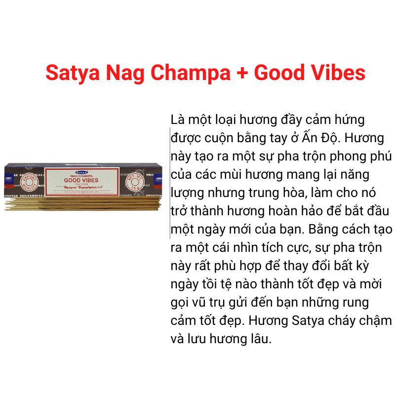 Satya Nag Champa+GoodVibes