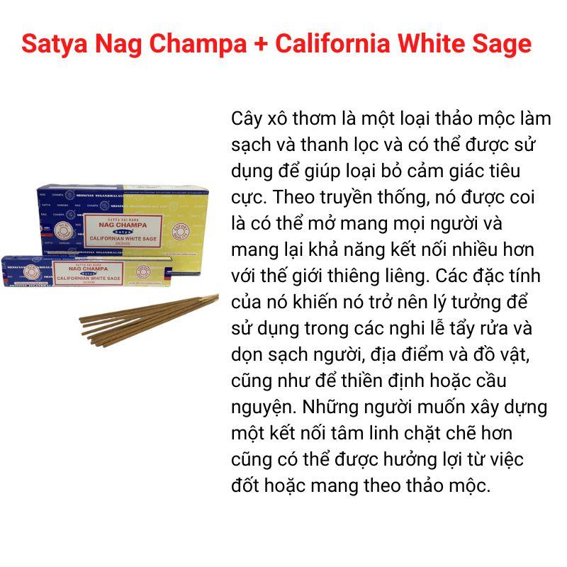 Satya Nag Champa+Whitesage