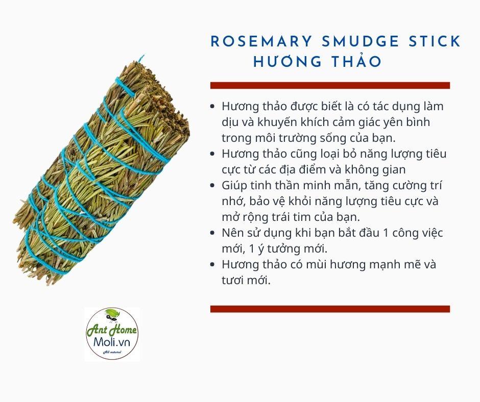 Bó Hương thảo - Rosemary smudge stick 11cm